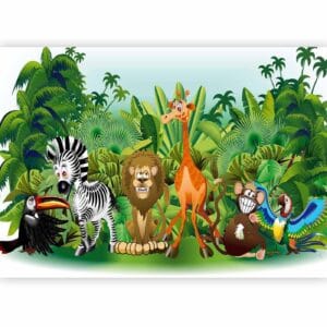 Fotobehang - Jungle Animals