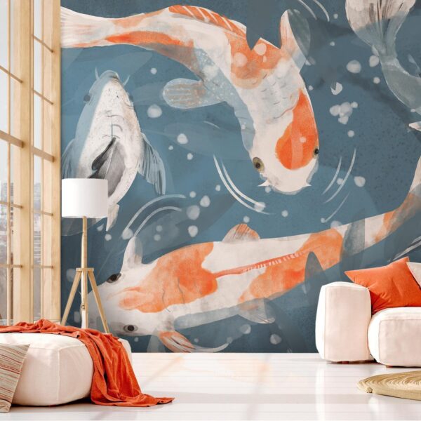 Fotobehang - Koi Fishes - Second Variant