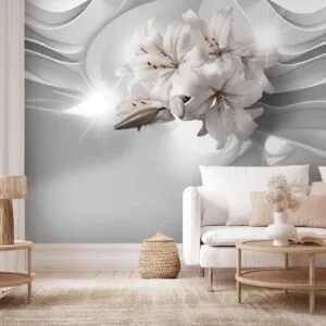 Fotobehang - Lilies in the Tunnel