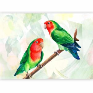 Fotobehang - Lovebirds