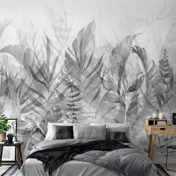 Fotobehang - Magic Grove (Black and White)
