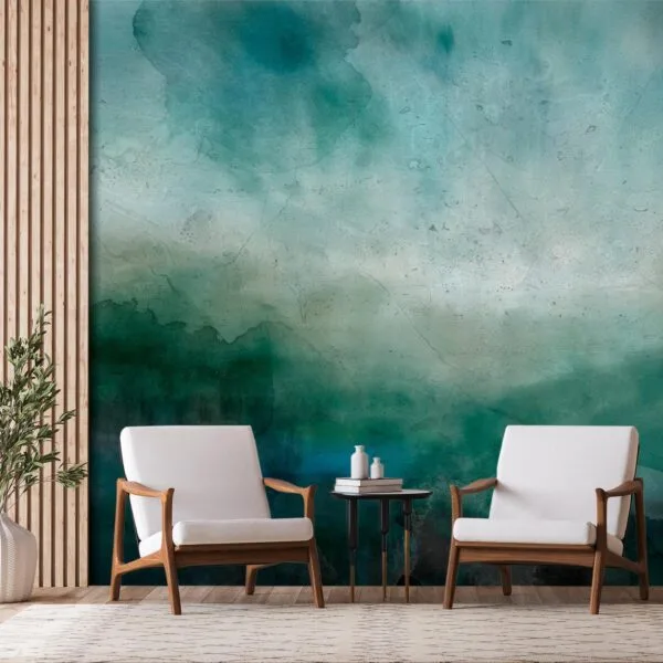 Fotobehang - Malachite Landscape