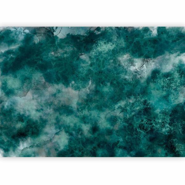 Fotobehang - Malachite respite - modernist abstract background with texture