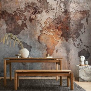 Fotobehang - Map Colors