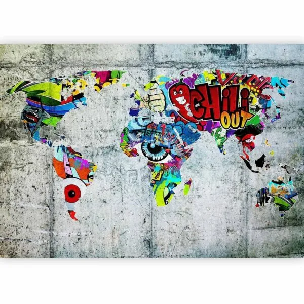 Fotobehang - Map - Graffiti