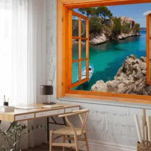 Fotobehang - Mediterranean Landscape