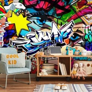 Fotobehang - Metropolia's Language