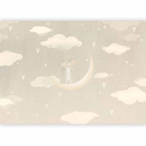 Fotobehang - Mouse on the Moon