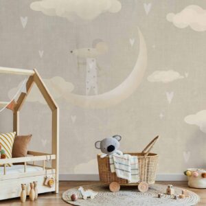 Fotobehang - Mouse on the Moon