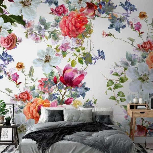 Fotobehang - Multi-Colored Bouquets