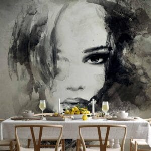 Fotobehang - Mysterious Girl