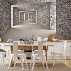 Fotobehang - Mysterious Tunnel