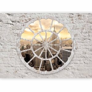 Fotobehang - New York: A View through the Window