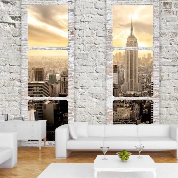Fotobehang - New York: view from the window