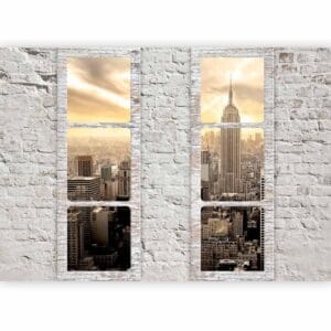 Fotobehang - New York: view from the window