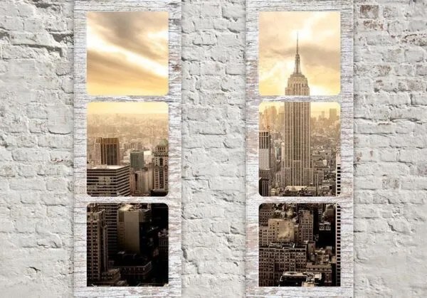 Fotobehang - New York: view from the window