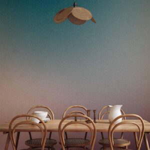 Fotobehang - Nostalgic Gradient - Gradient Composition in Subdued Colors