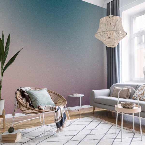 Fotobehang - Nostalgic Gradient - Gradient Composition in Subdued Colors