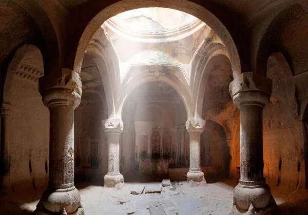 Fotobehang - Old Temple