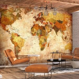Fotobehang - Old World Map