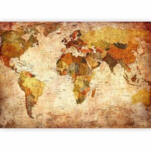 Fotobehang - Old World Map