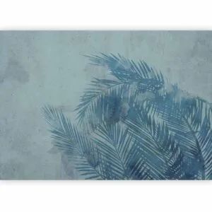 Fotobehang - Palm Trees in Blue