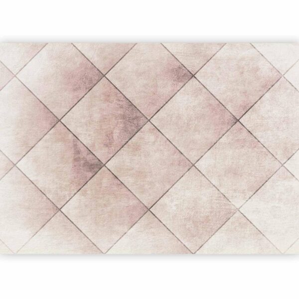 Fotobehang - Perfect cuts - geometric symmetrical tiled pattern with pattern