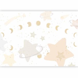 Fotobehang - Phases of the Moon Among Stardust