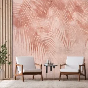 Fotobehang - Pink Palm Trees