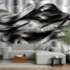 Fotobehang - Platinum fog