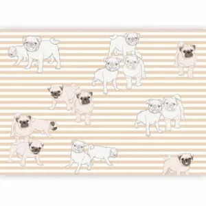 Fotobehang - Playful Dogs