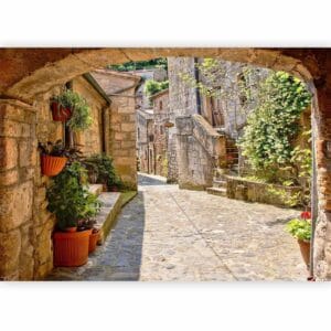 Fotobehang - Provincial alley in Tuscany