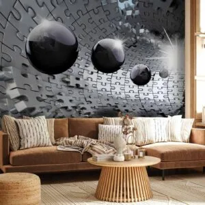Fotobehang - Puzzle - Tunnel