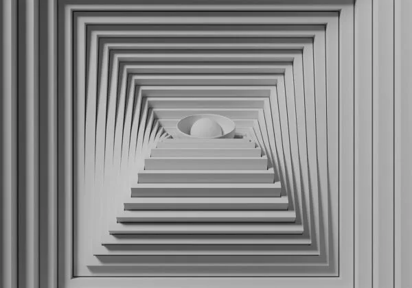 Fotobehang - Quadrangle Depth