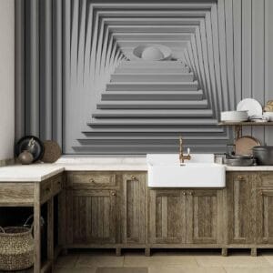 Fotobehang - Quadrangle Depth