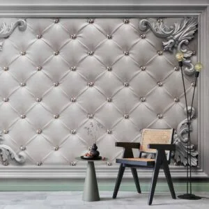 Fotobehang - Quilted Leather