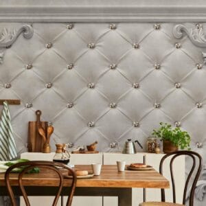 Fotobehang - Quilted Leather