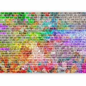 Fotobehang - Rainbow Wall