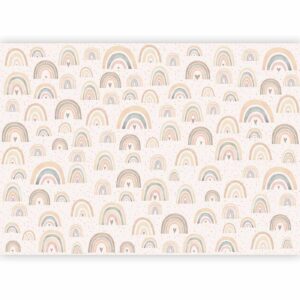 Fotobehang - Rainbows and Hearts