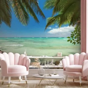 Fotobehang - Relaxing on the beach