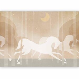 Fotobehang - Rushing Steeds