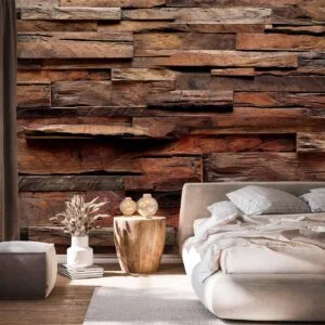 Fotobehang - Rustic Style: Forest Cottage