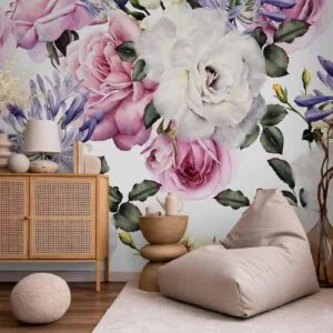 Fotobehang - Sentimental Garden (Colourful)