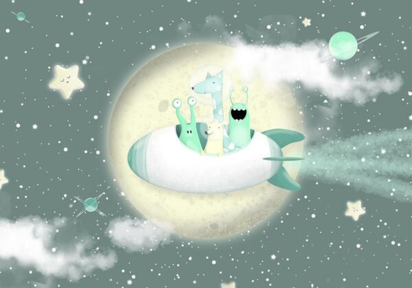 Fotobehang - Space Adventure - Third Variant