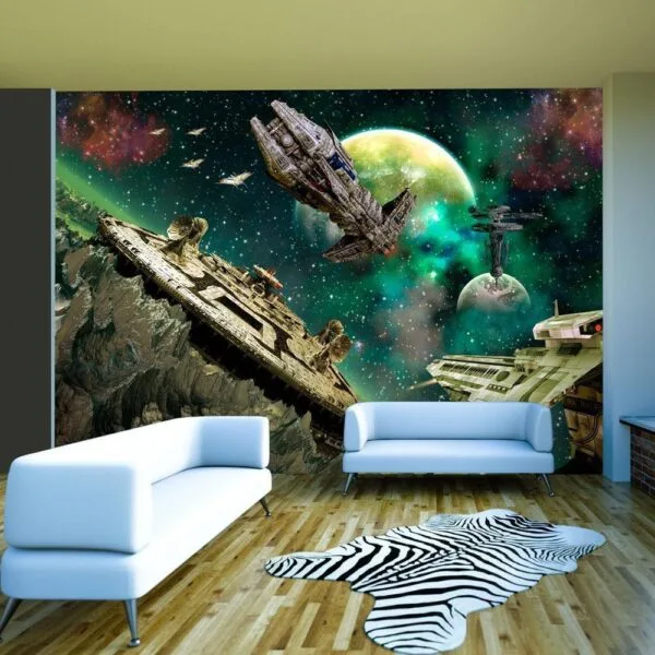 Fotobehang - Space fleet