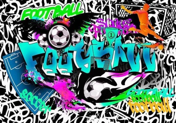 Fotobehang - Sports Graffiti