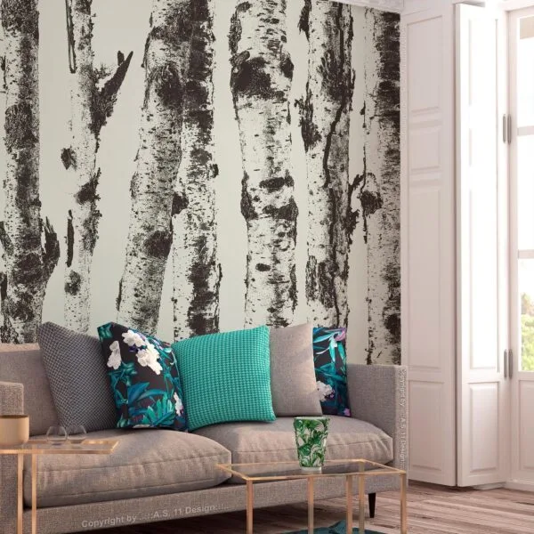 Fotobehang - Stately Birches - First Variant