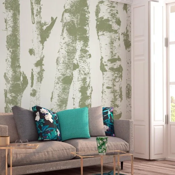 Fotobehang - Stately Birches - Third Variant