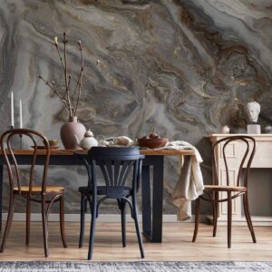 Fotobehang - Stone Abstractions - Marble Textures in Neautral Tones