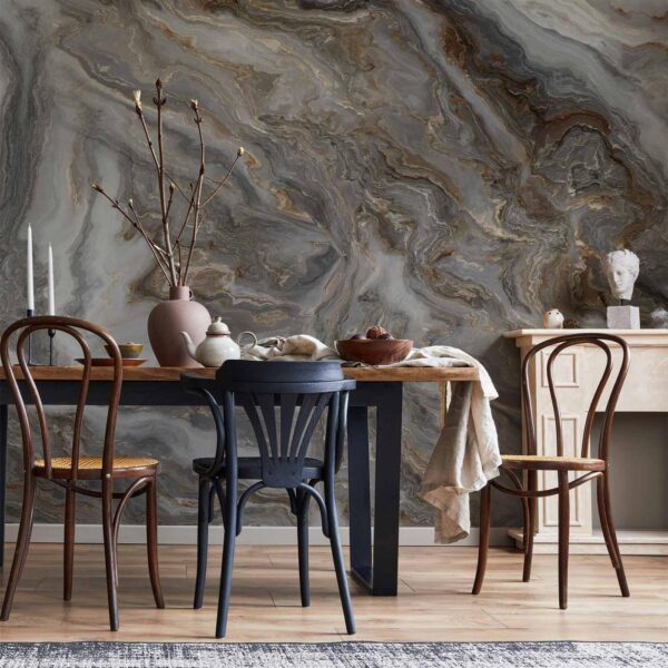 Fotobehang - Stone Abstractions - Marble Textures in Neautral Tones
